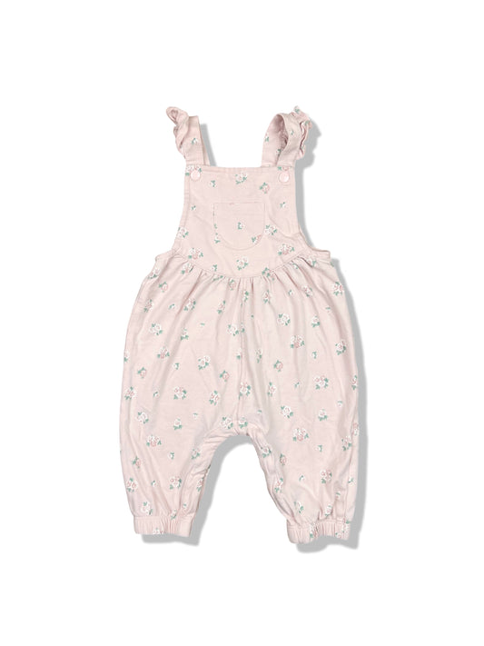 Baby Berry Pink Jersey Overalls - Size 00