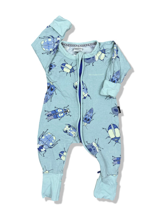 Bonds Light Blue Bug Wondersuit - Size 000