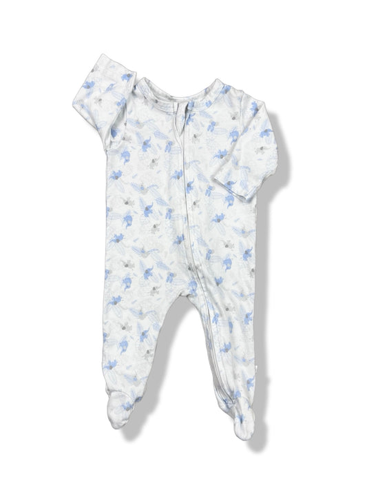 Bebe By Minihaha Elephant Zipper Onesie - Size 0000