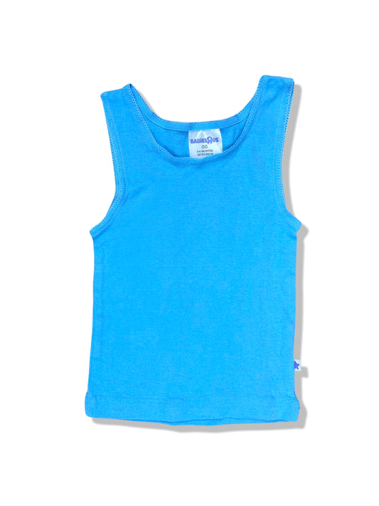 Babies R Us Blue Singlet - Size 00