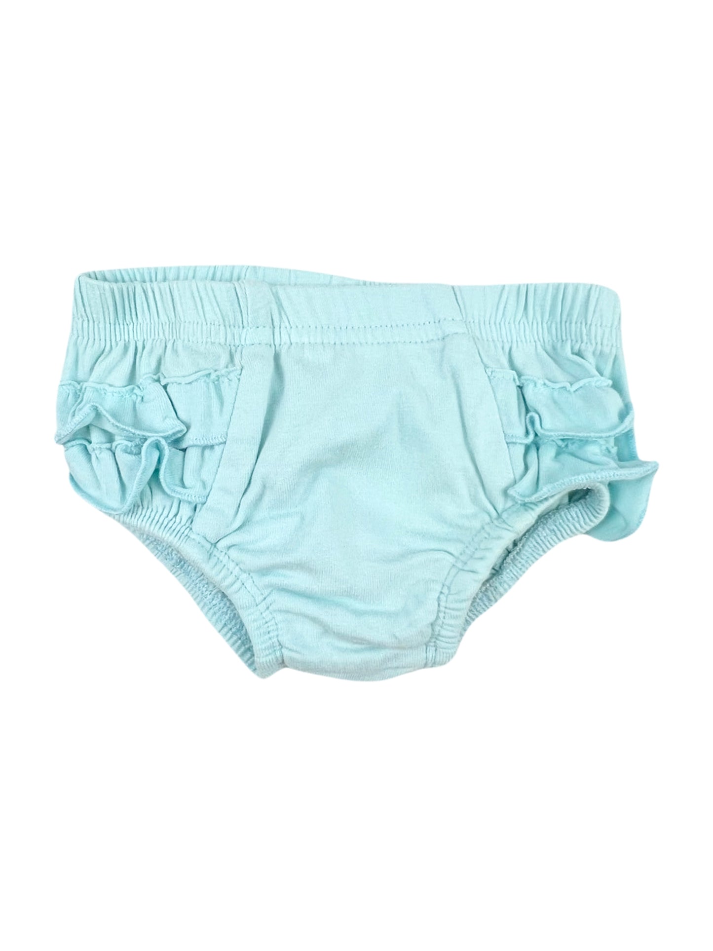 Tiny Little Wonders Blue Frill Bottom Bloomers - Size 0000