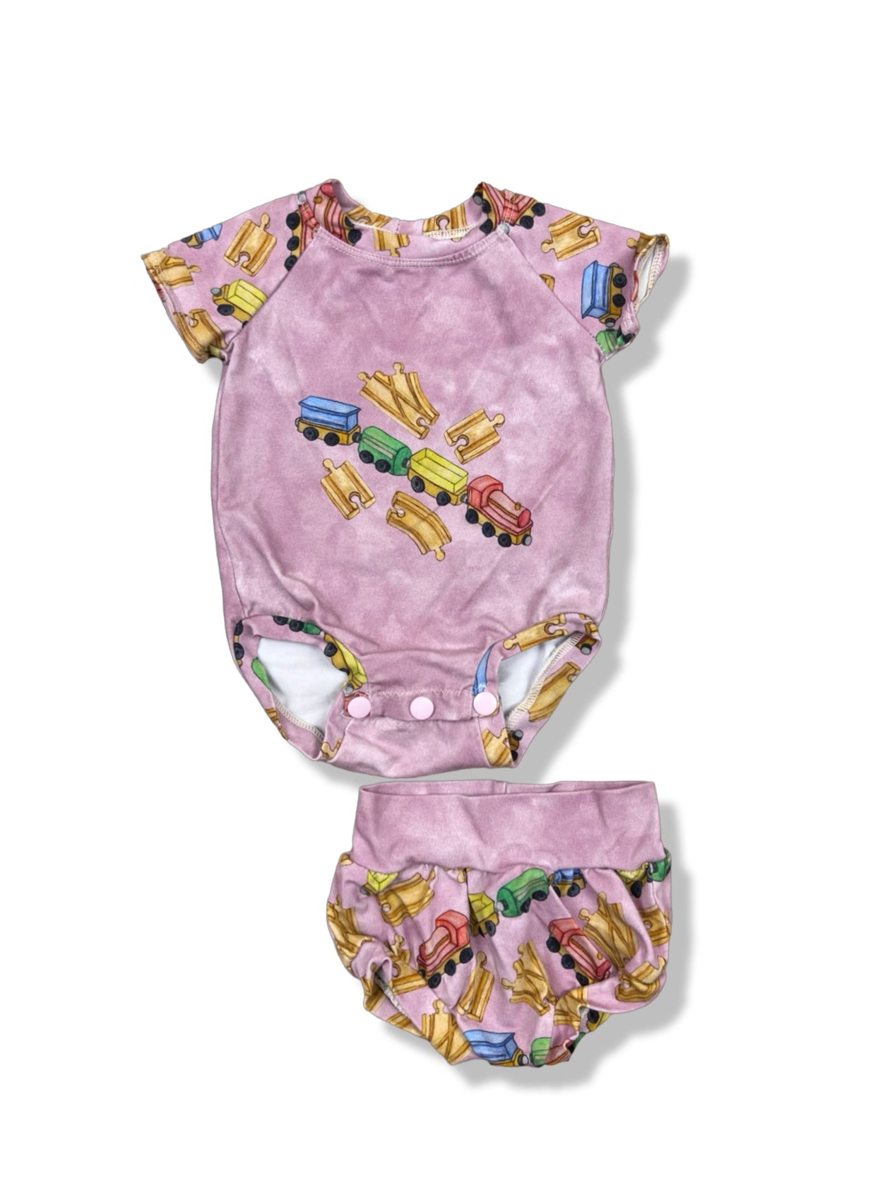 Four Little Buns Romper & Bloomer Set - Size 000