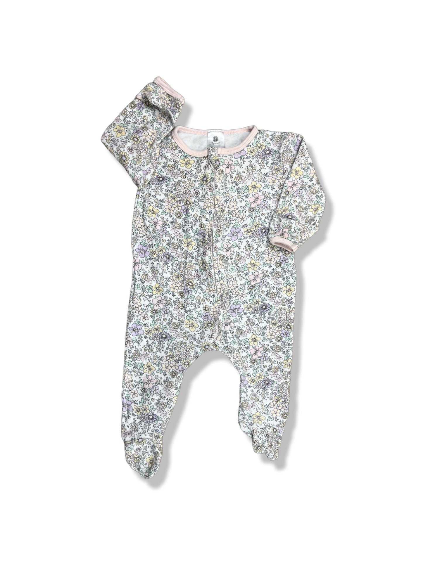 Dymples Floral Onesie - Size 00