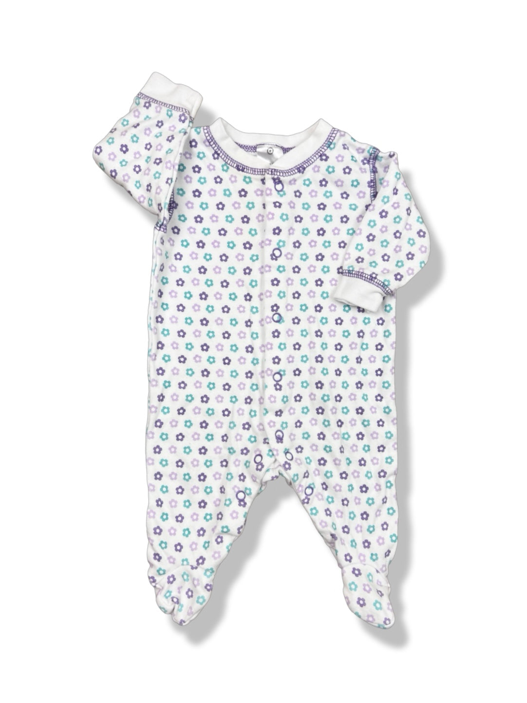 Target Purple Flower Onesie - Size 000