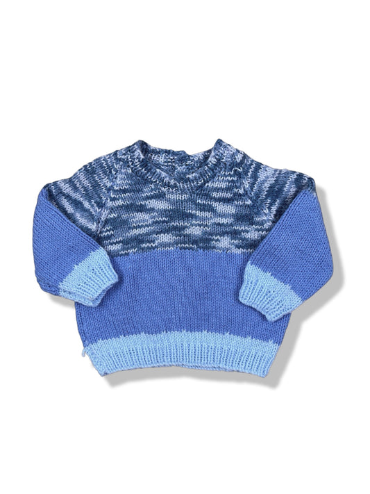 Blue Knitted Sweater - Size 1