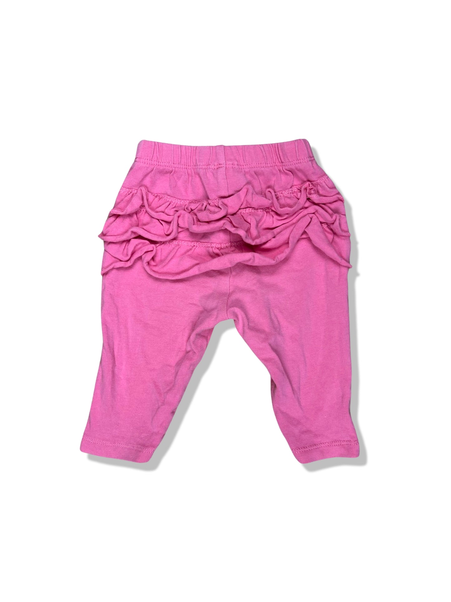 Dymples Pink Frill Bottom Leggings - Size 000