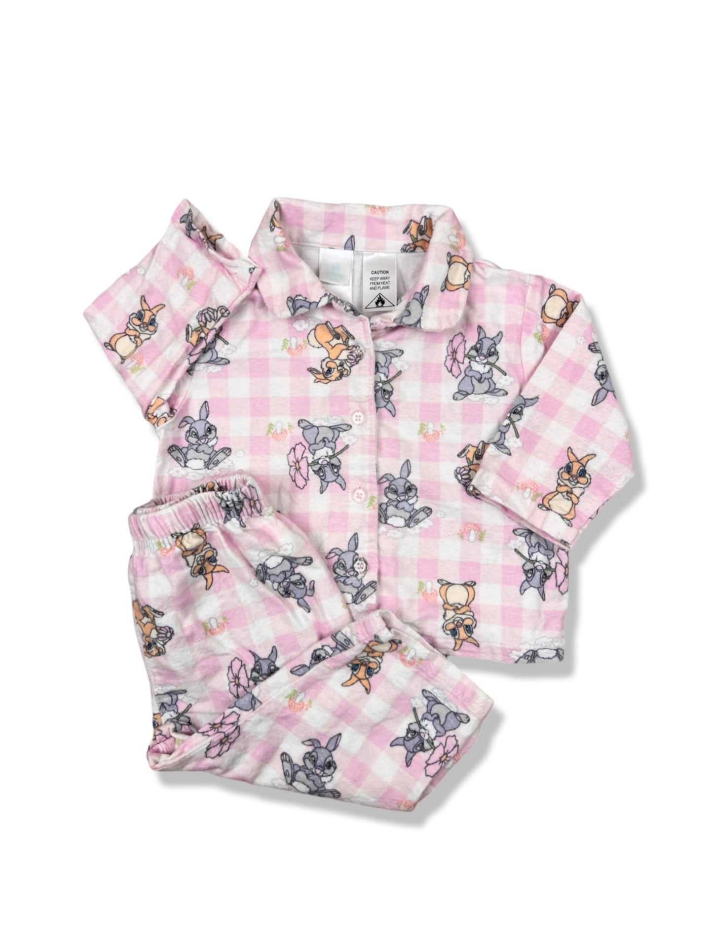 Disney Baby Bambi Flannelette Pyjamas - Size 0