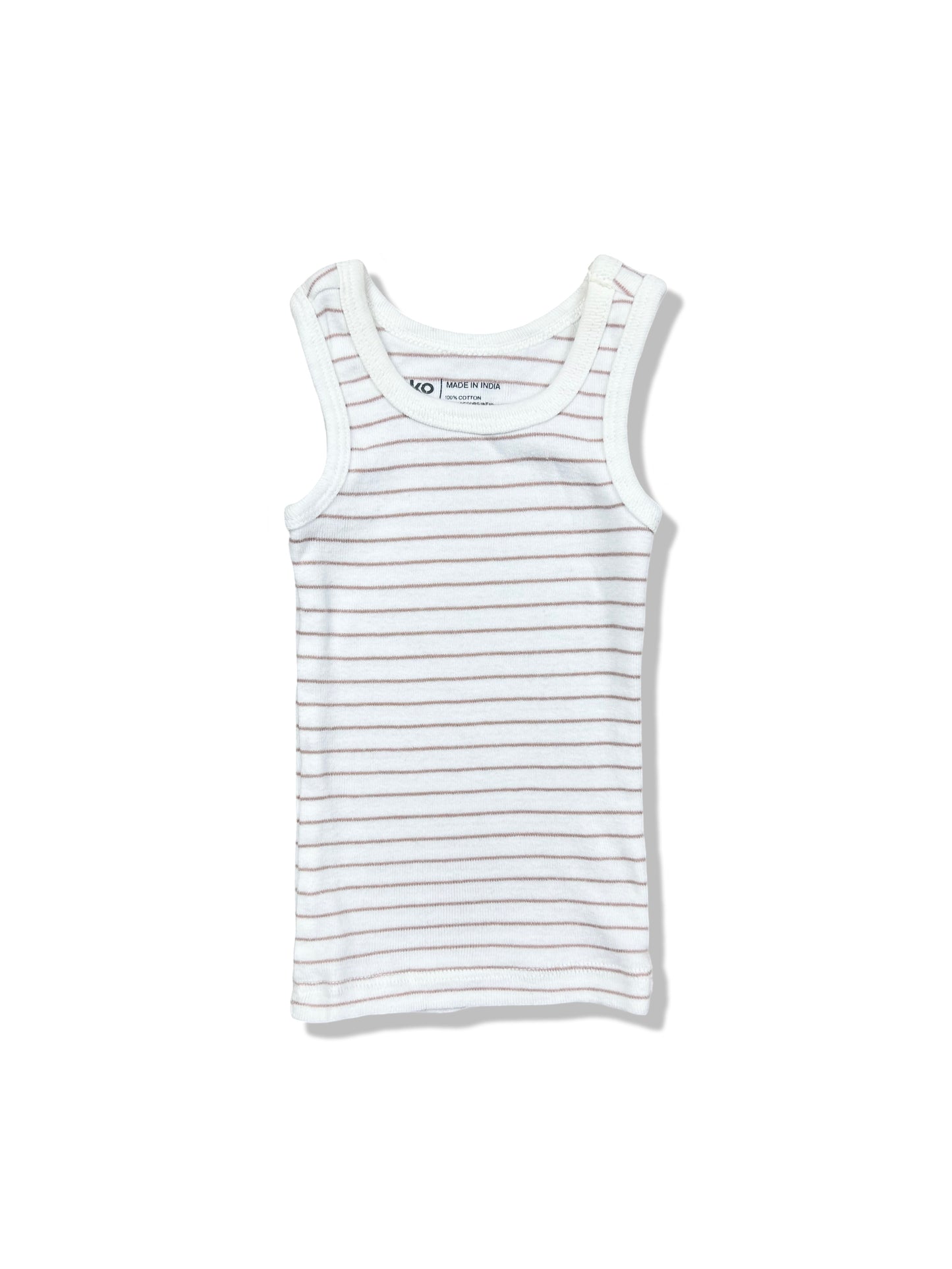 Anko Striped Singlet 100% Cotton - Size 0000