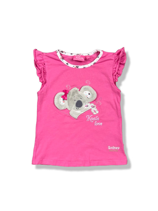 Kiki Koala Hot Pink Top - Size 2