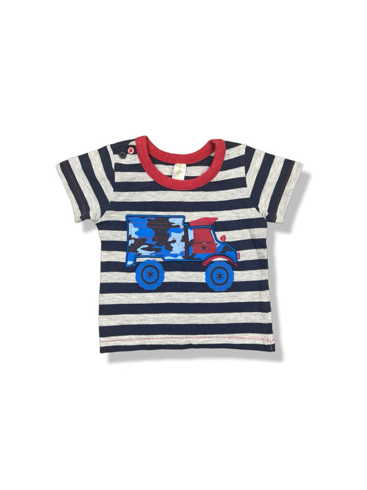 Dymples Striped Tractor SS Tee - Size 00