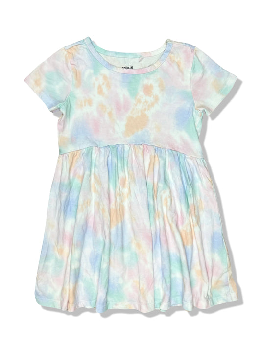 Anko Tie Dye Jersey Dress 100% Cotton - Size 5