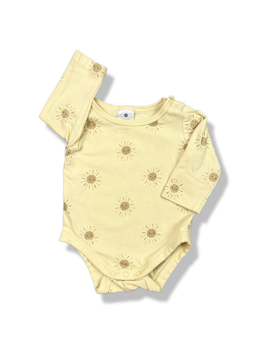 Target Sunny LS Bodysuit Organic Cotton - Size 0000