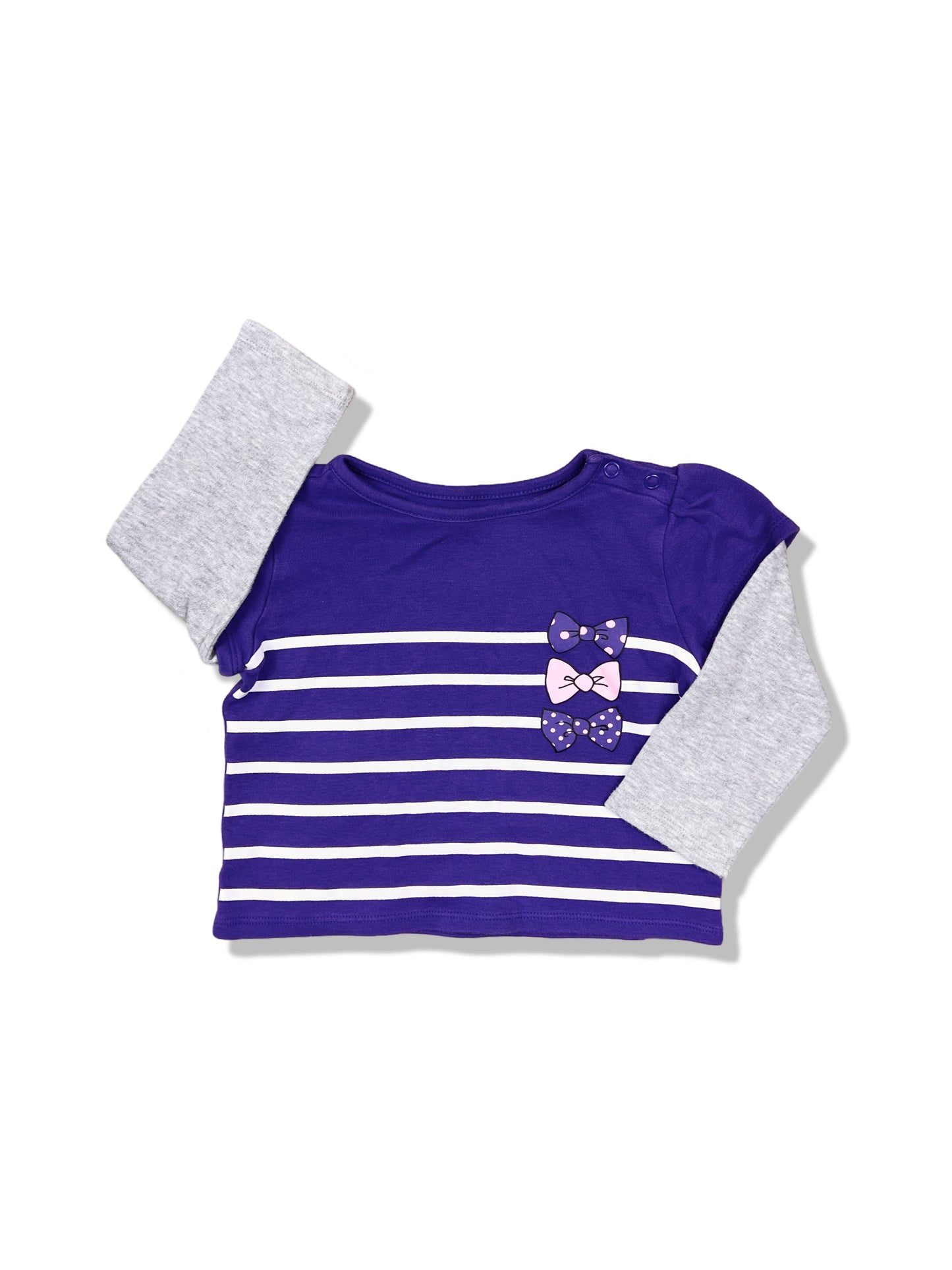 Mix Baby Purple LS Top - Size 1