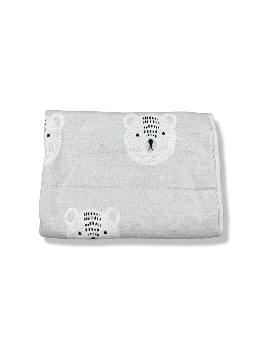 Anko Grey Bear Blanket