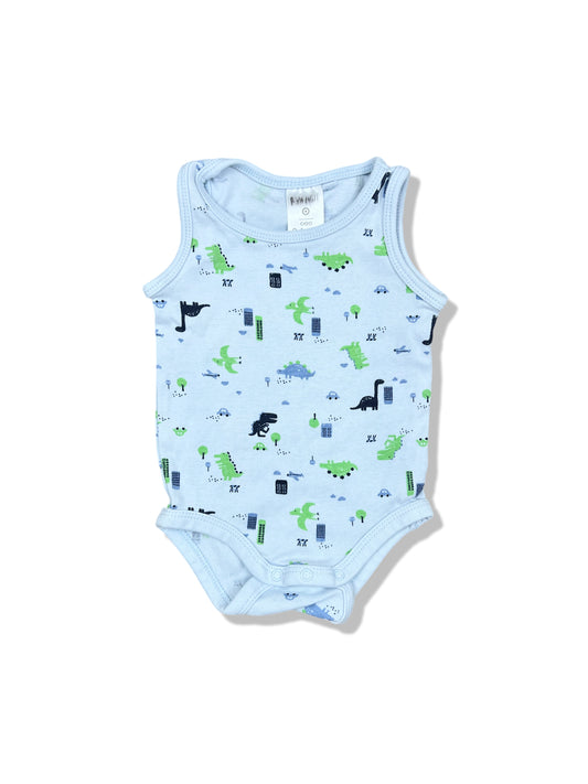 Target Blue Dinosaur Sleeveless Bodysuit - Size 000