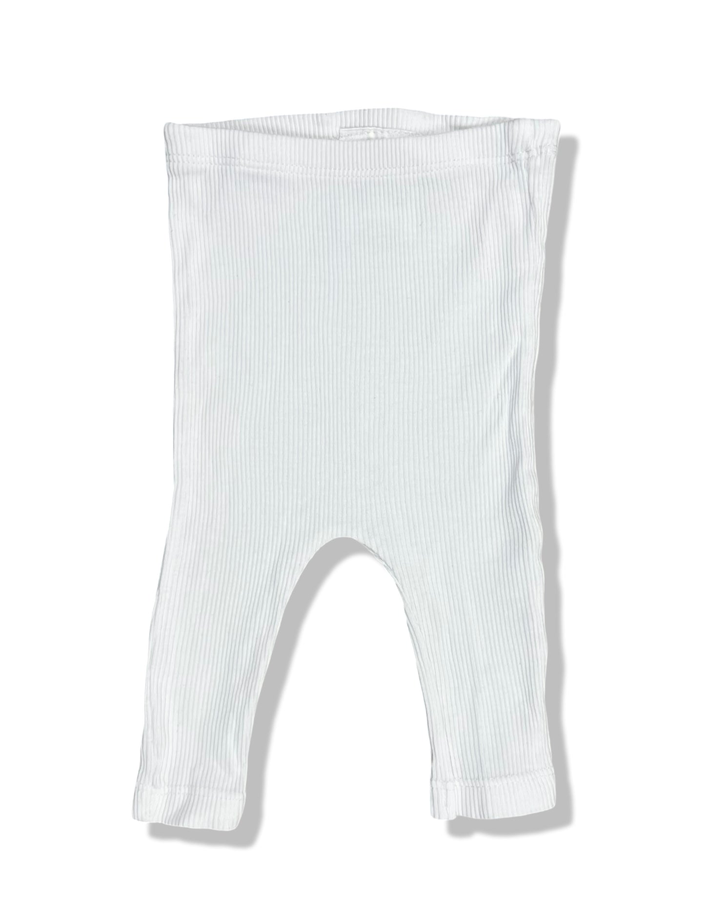 Dymples White Ribbed Leggings - Size 000