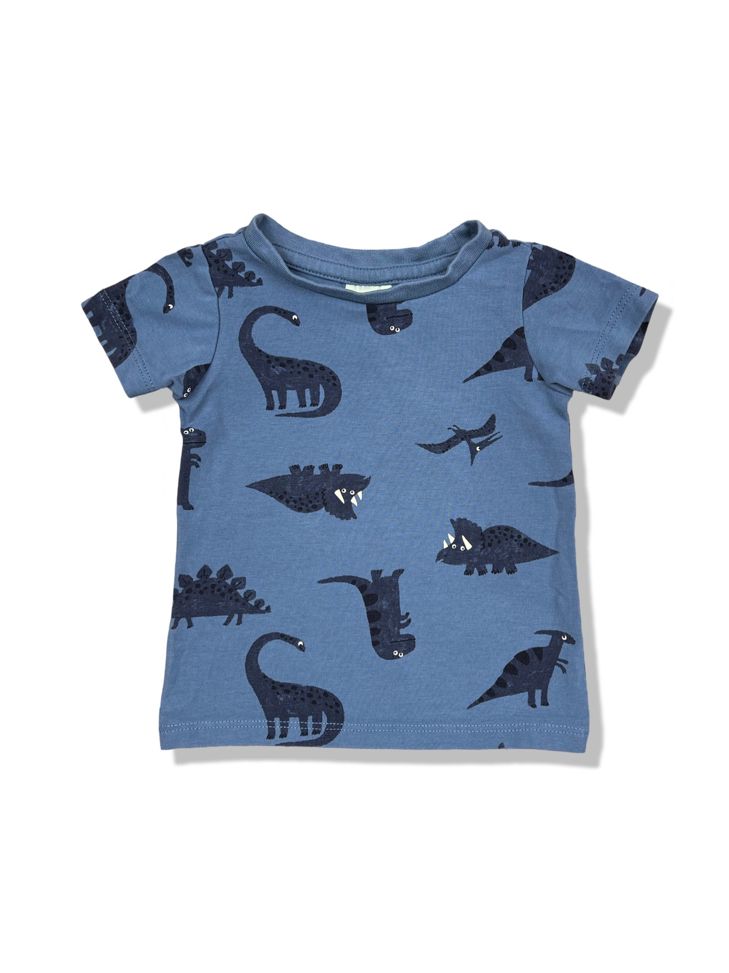 Target Blue Dinosaur Tee Organic Cotton - Size 000