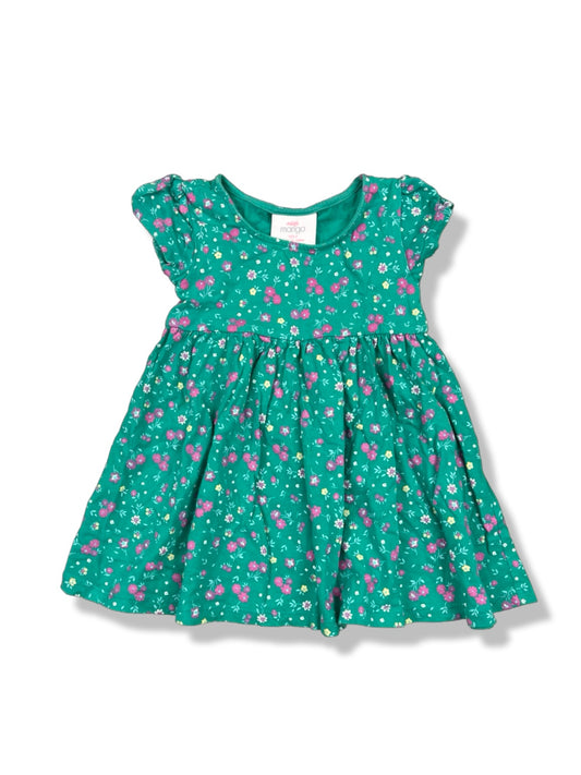 Mini Mango Green Dress - Size 2