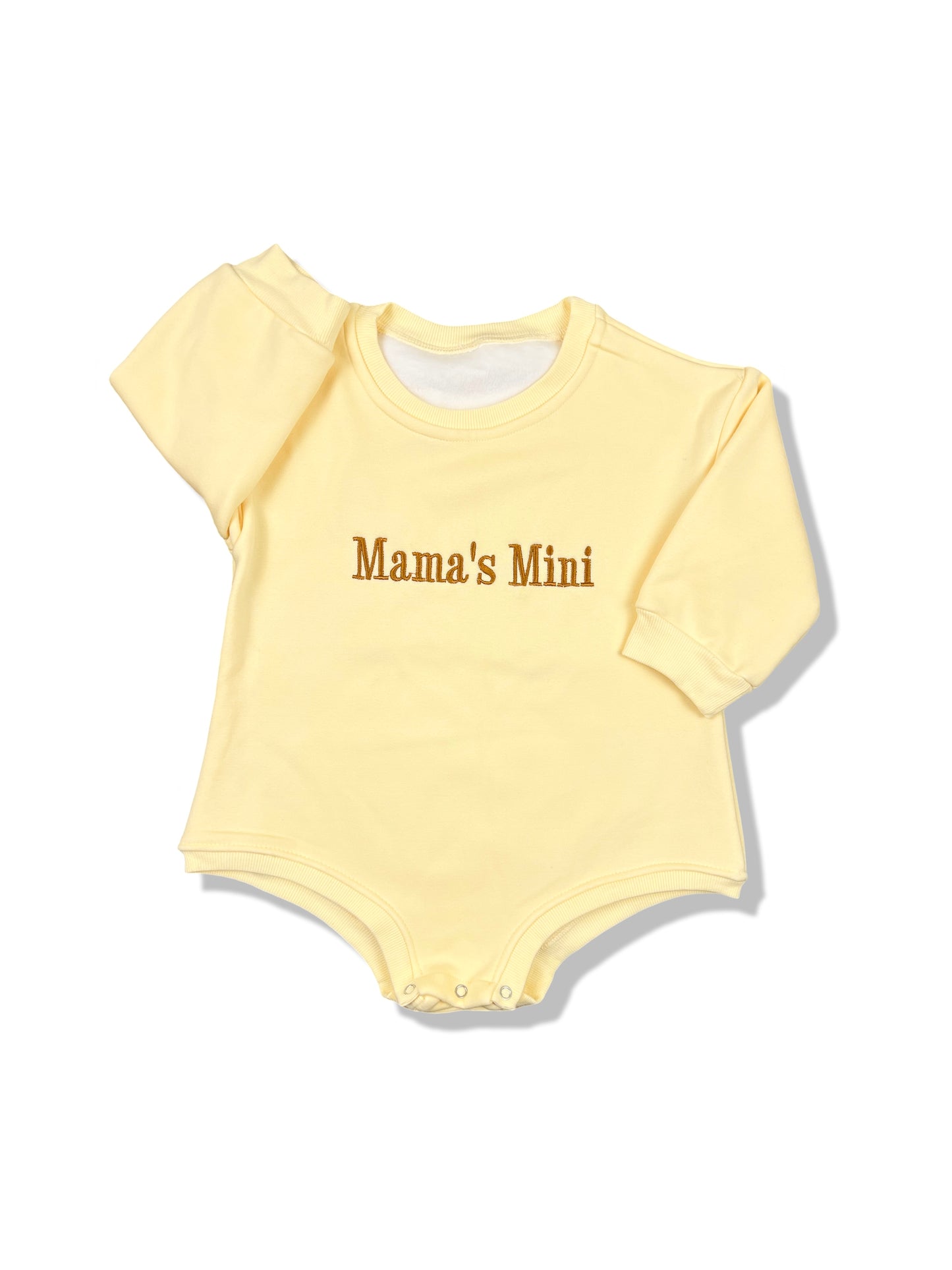 Mama’s Mini Fleece LS Romper - Size 2