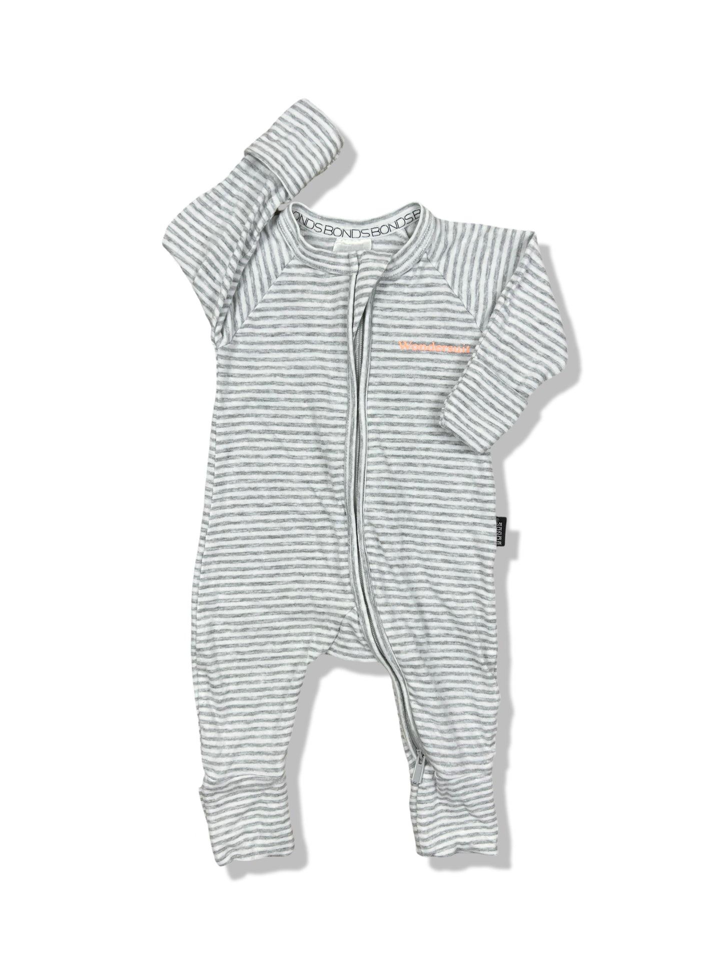 Bonds Striped Wondersuit - Size 0000