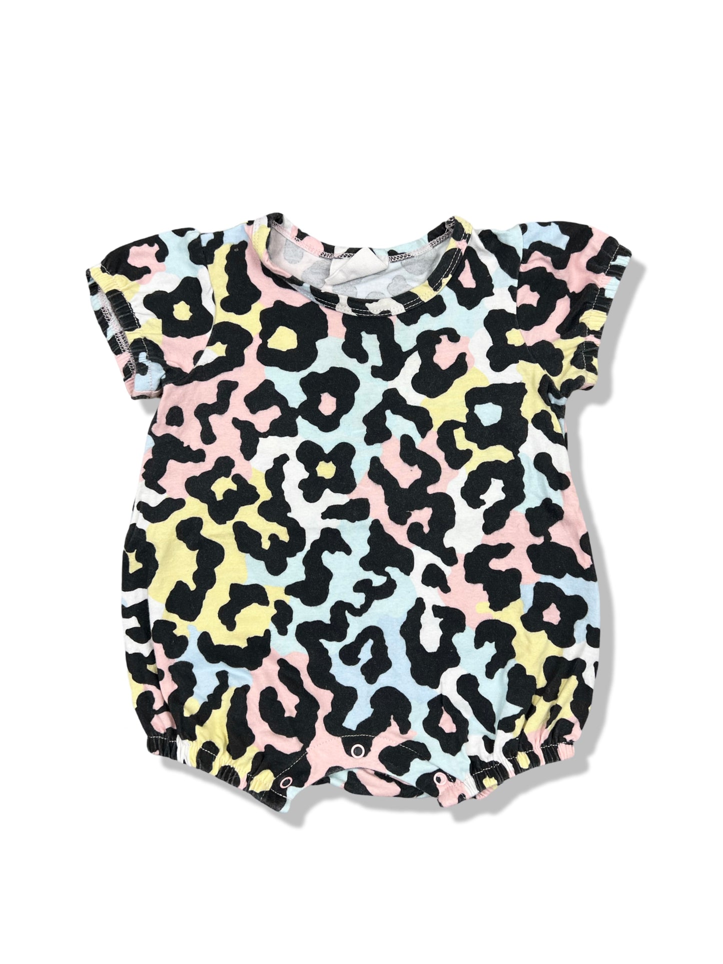 Peter Alexander Leopard Print Romper - Size 000