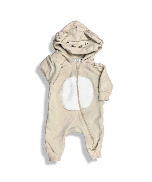 Cotton On Baby Bunny Coveralls - Size 00