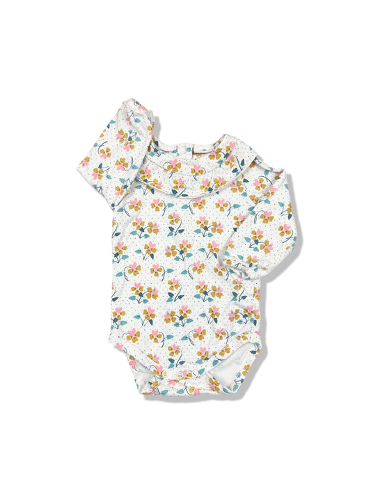 Jack & Milly Floral LS Bodysuit - Size 00