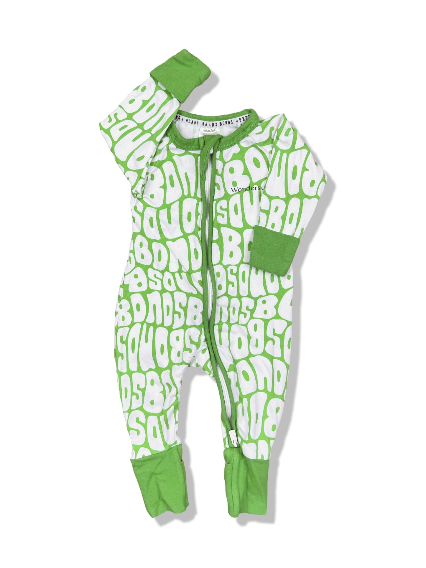 Bonds Green Wondersuit - Size 000