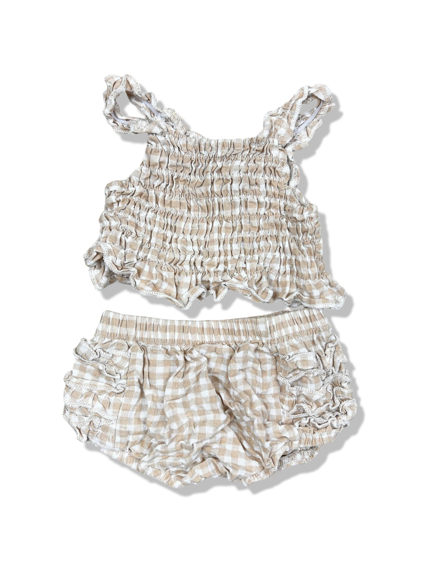 Gingham 2 Piece Set - Size 0000