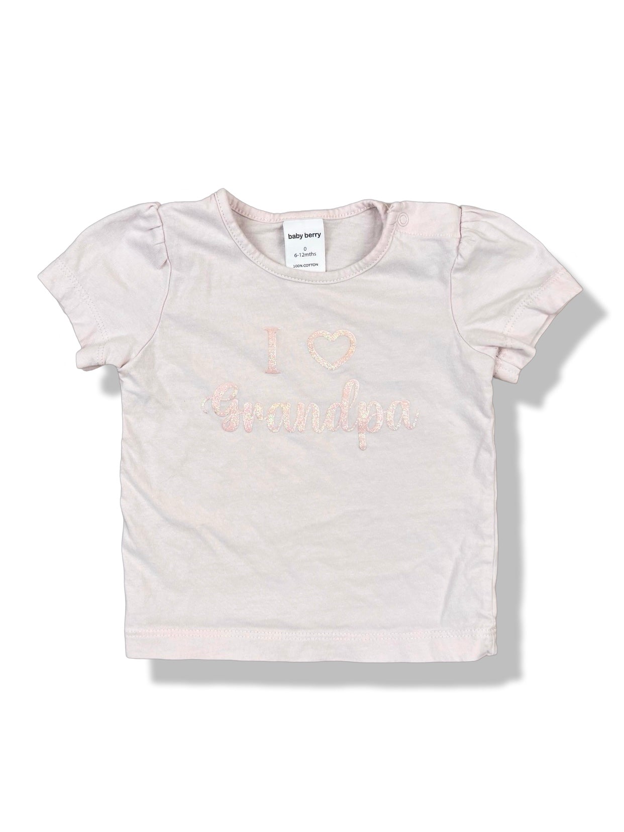 Baby Berry I 🤍 Grandpa SS Top - Size 0