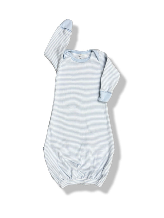 Purebaby Blue Striped Sleepsuit - Size 000