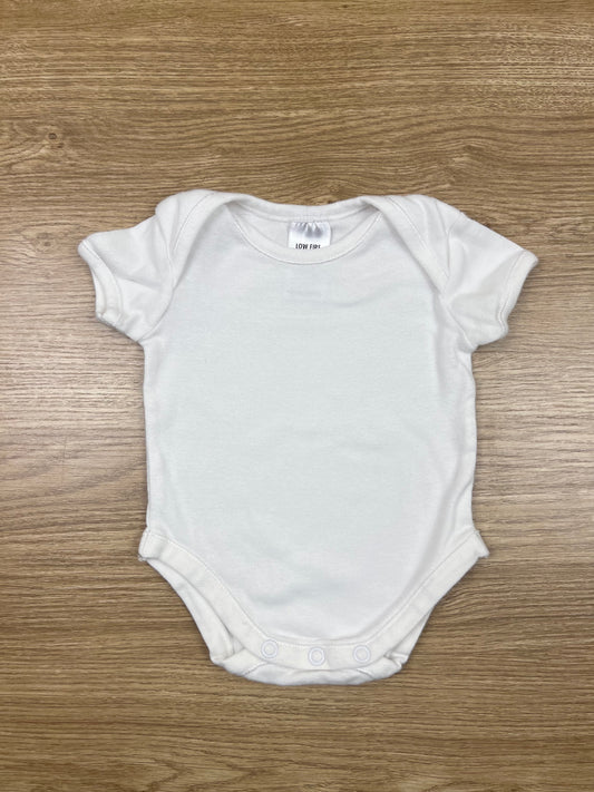 Target White SS Bodysuit - Size 0000