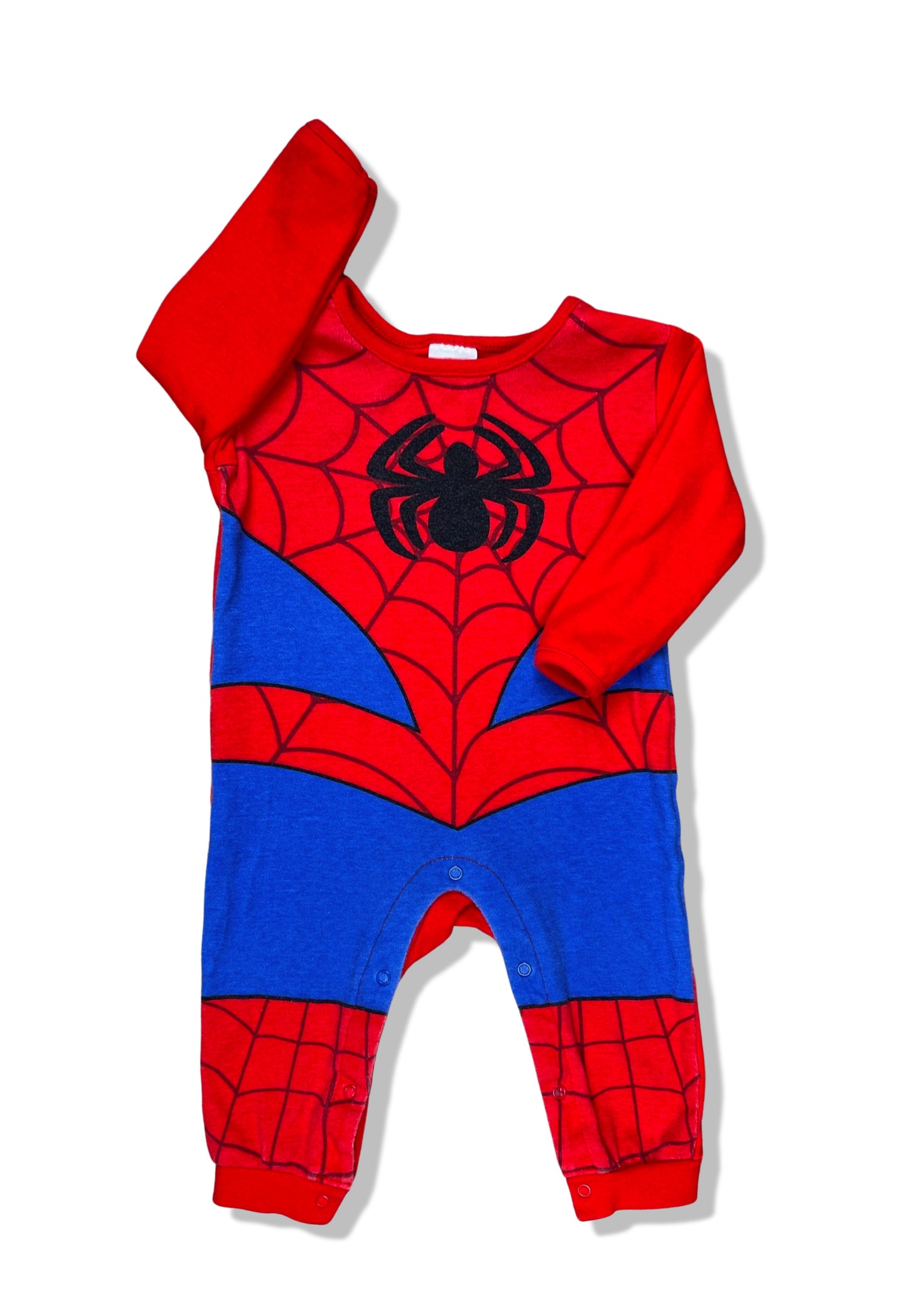 Spider-Man Licensed Onesie 100% Cotton - Size 00