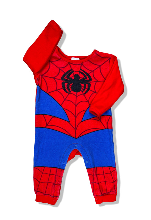 Spider-Man Licensed Onesie 100% Cotton - Size 00