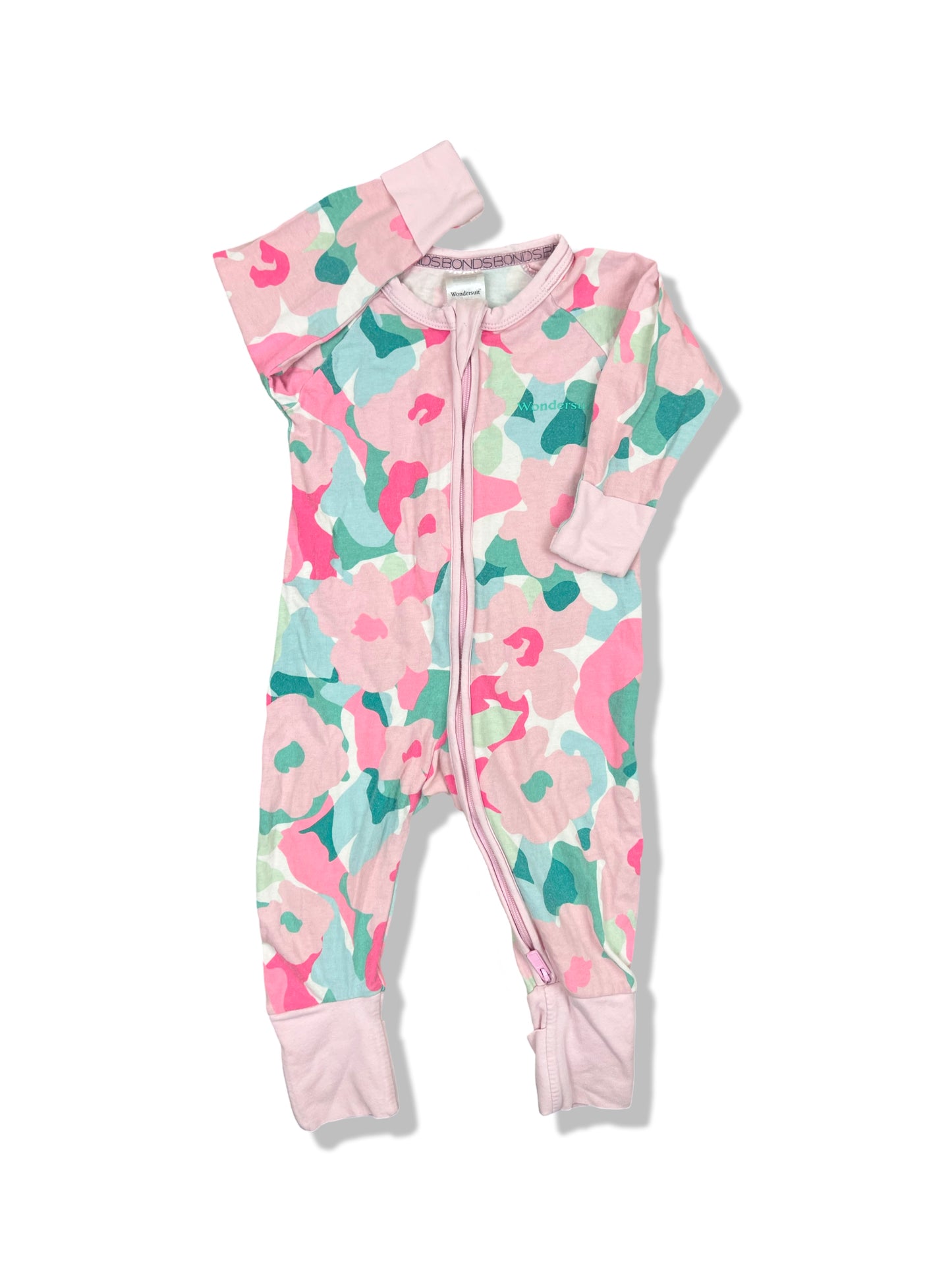 Bonds Light Pink Wondersuit - Size 00