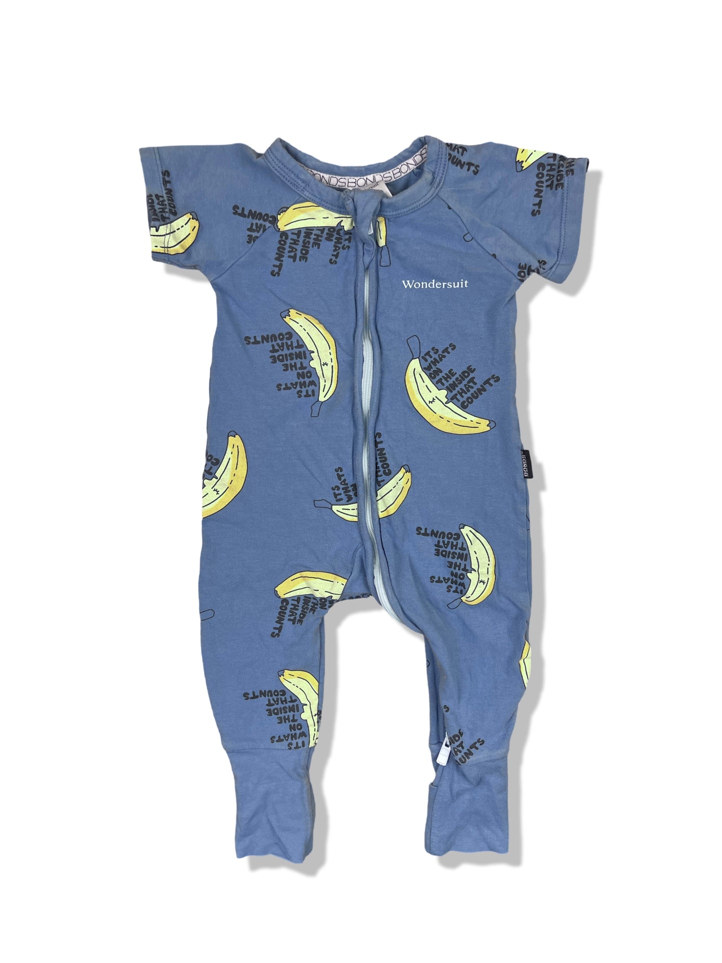 Bonds Blue Banana SS Wondersuit - Size 00