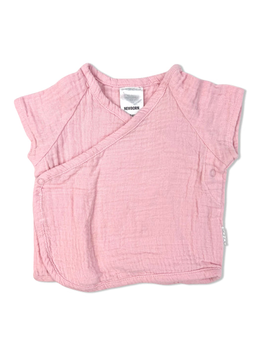 Bonds Pink Wrap Top - Size 0000