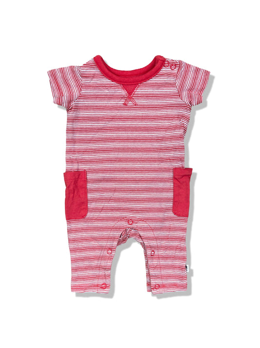 Target Red Striped Romper - Size 0000