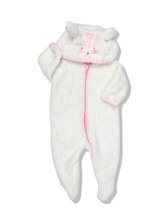 Tiny Little Wonders Fluffy Bunny Coveralls - Size 00