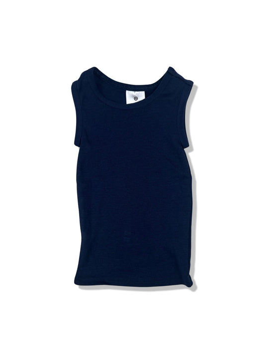 Target Navy Singlet Organic Cotton - Size 0000