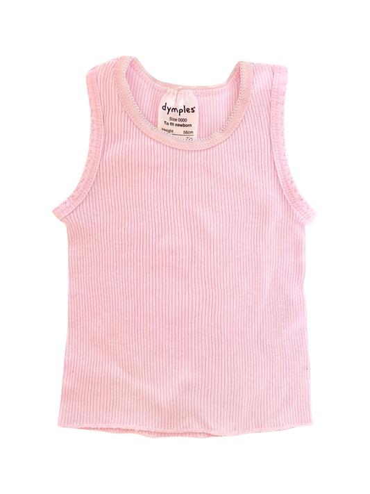 Dymples Pink Singlet - Size 0000