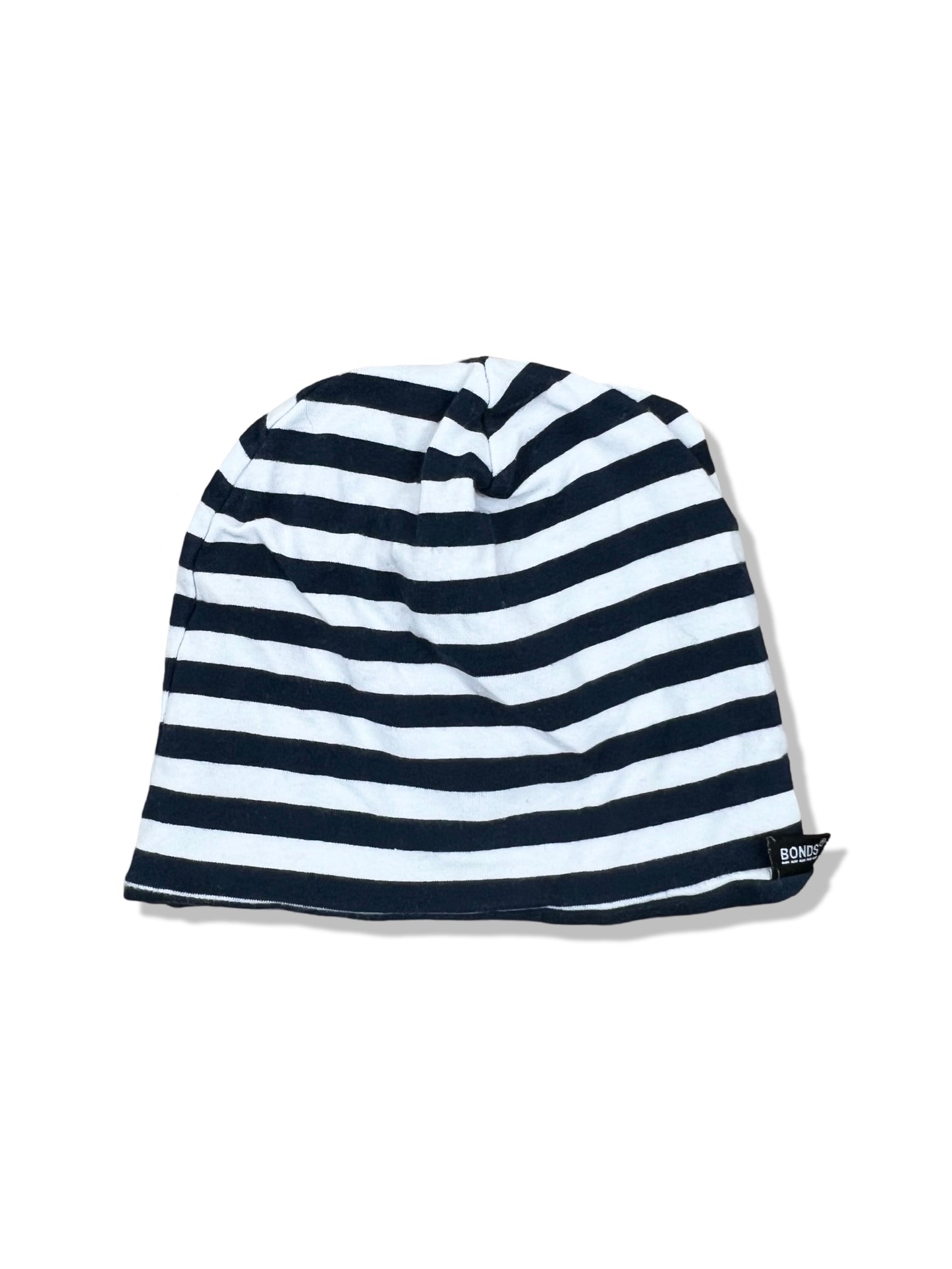 Bonds Navy Striped Beanie - Size 000-00