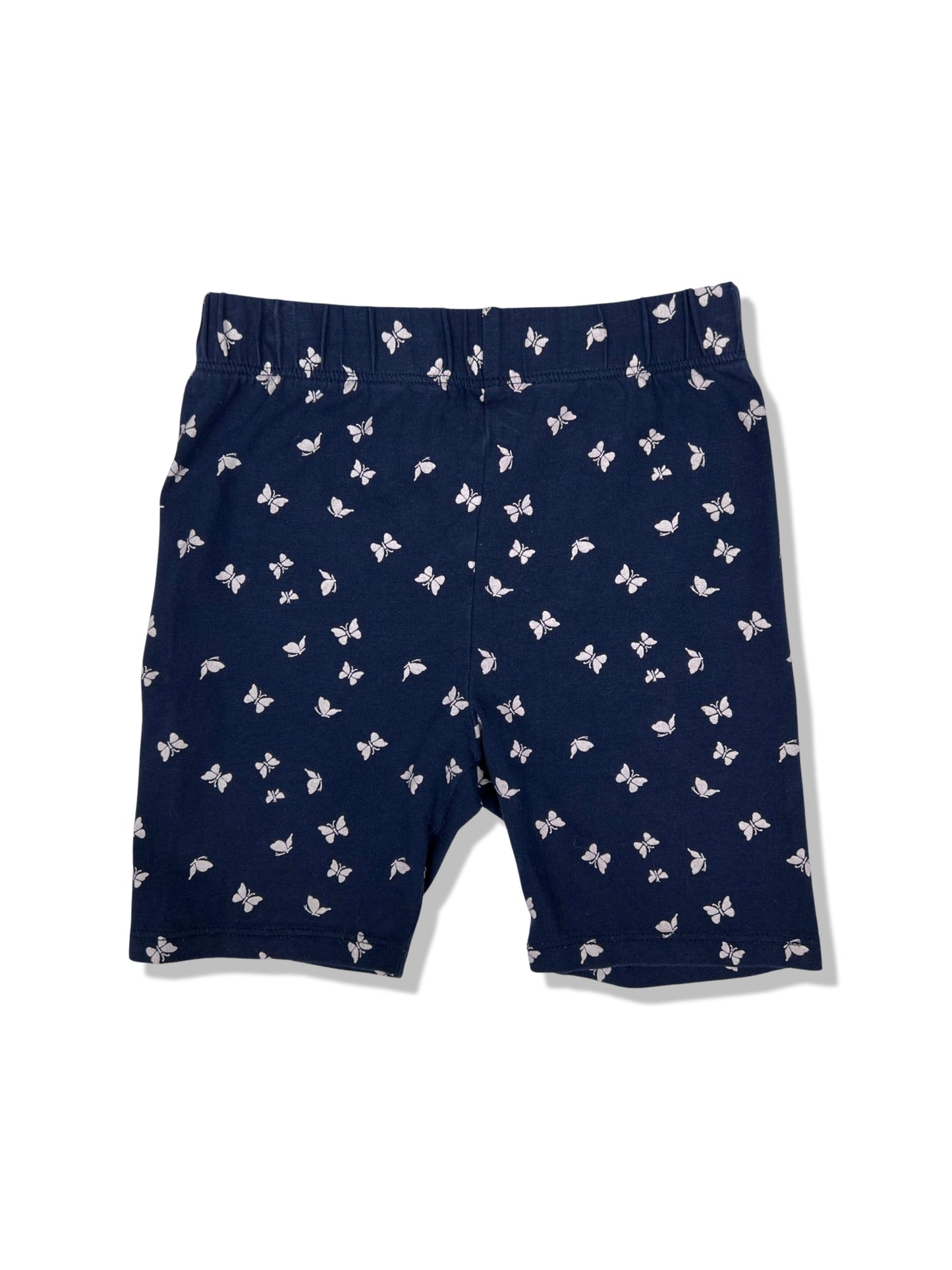 Brilliant Basics Navy Butterfly Bike Shorts - Size 6