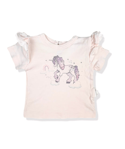 Aster & Oak Unicorn Top 100% Organic Cotton - Size 0