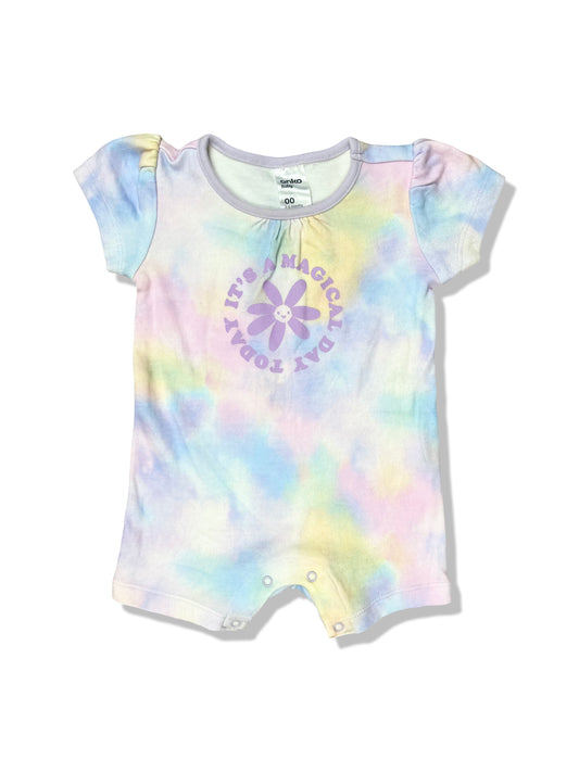 Anko Tie Dye Romper 100% Cotton - Size 00