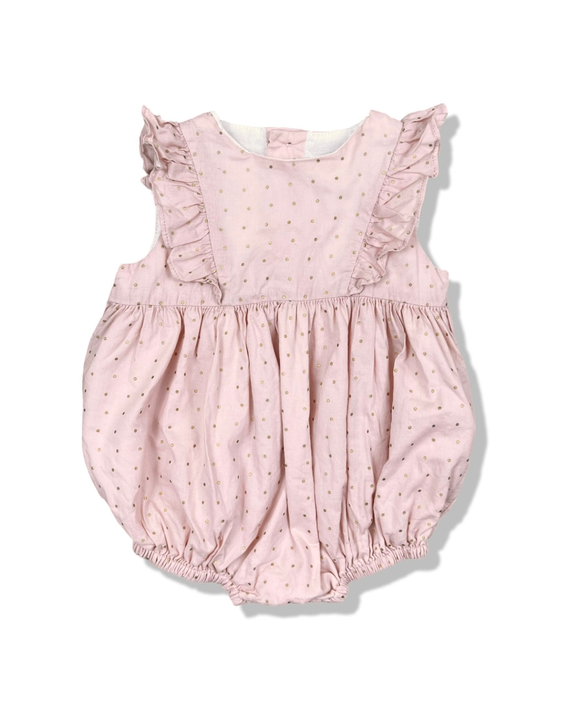 Korango Pink Spotty Romper - Size 00