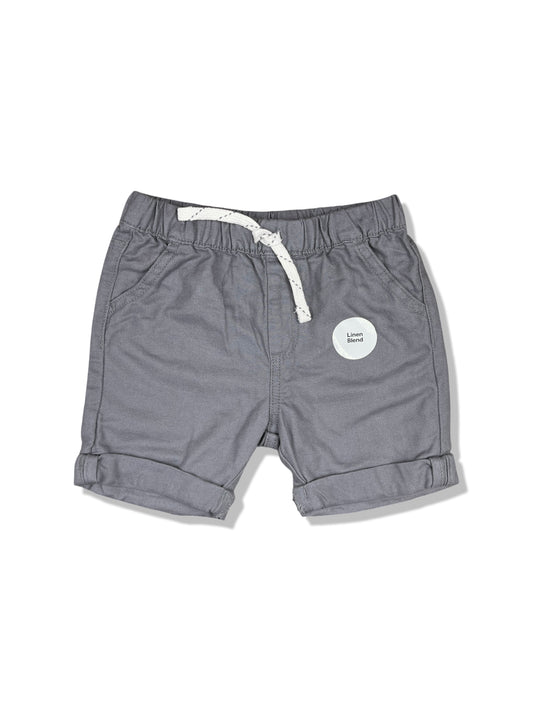 Anko Grey Linen Blend Shorts Brand New - Size 1