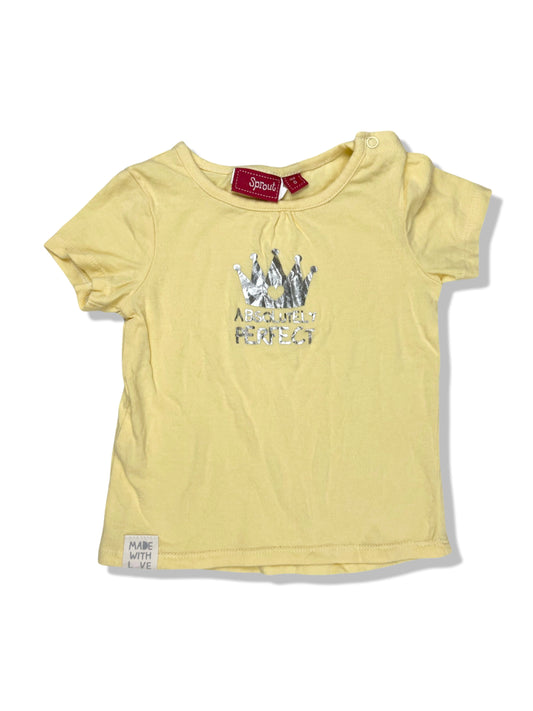 Sprout Yellow SS Top - Size 0