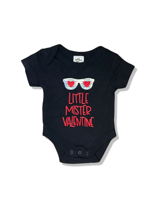 Baby Berry Valentine SS Bodysuit 100% Cotton - Size 0000