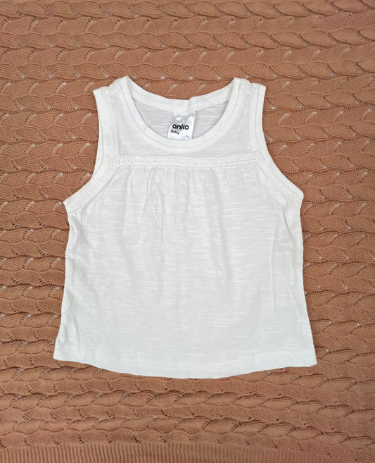 Anko White Top - Size 00